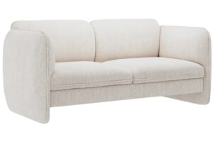 Micadoni Světle béžová dvoumístná pohovka Georgia 168 cm