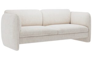 Micadoni Světle béžová trojmístná pohovka Georgia 204 cm