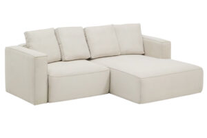 Kave Home Béžová rozkládací rohová pohovka Marela 236 cm