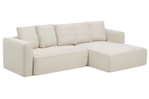 Kave Home Béžová rozkládací rohová pohovka Marela 276 cm