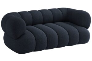 Cosmopolitan Design Tmavě modrá dvoumístná pohovka Koge 180 cm