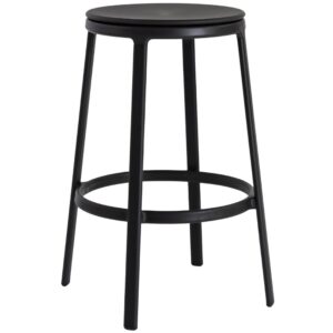 Infiniti Černá plastová otočná barová židle Round & Round 64