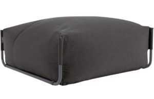 Kave Home Tmavě šedý zahradní modul/podnožka Square 101 x 101 cm
