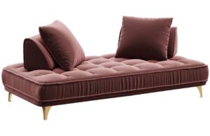 Devichy Sametová pohovka Chloe 234 cm