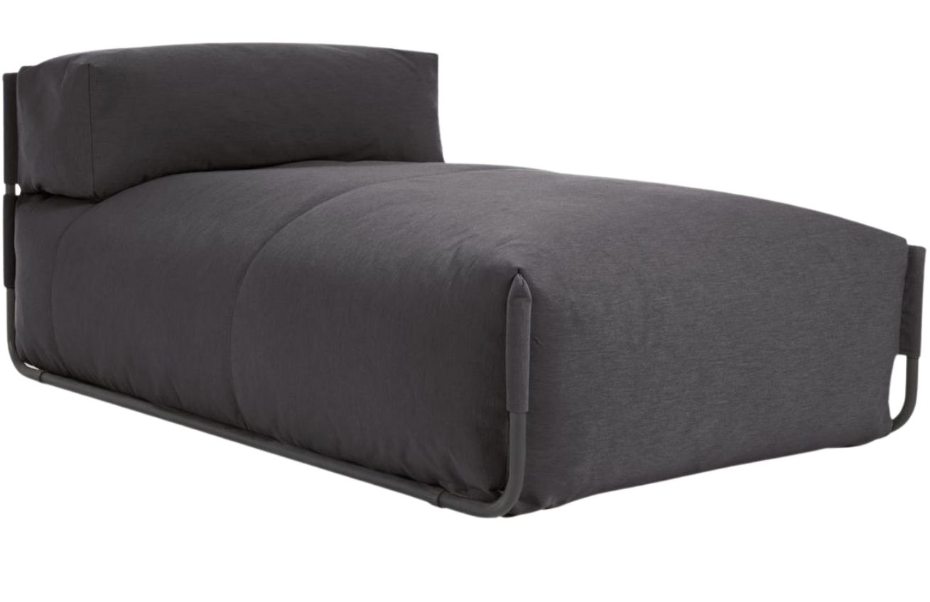Kave Home Tmavě šedý zahradní modul Square 101 x 165 cm