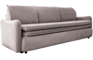 Miuform Sametová rozkládací pohovka Tender Eddie 214 cm