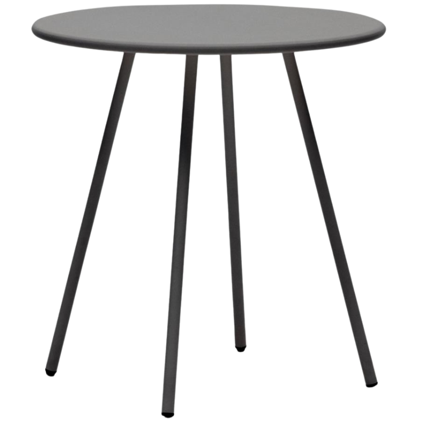 Kave Home Šedý kovový zahradní jídelní stůl Montjoi 70 cm