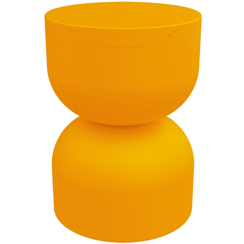 Žlutý hliníkový zahradní stolek Fermob Piapolo 32 cm
