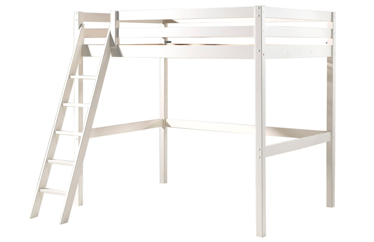 Vipack Dřevěná patrová postel Pino Mezzanine 140 x 200 cm