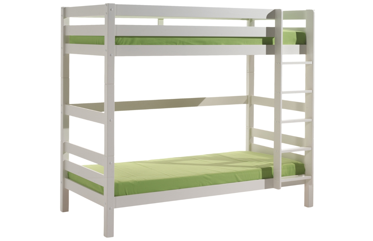 Vipack Dřevěná dvoupatrová postel Pino 90 x 200 cm