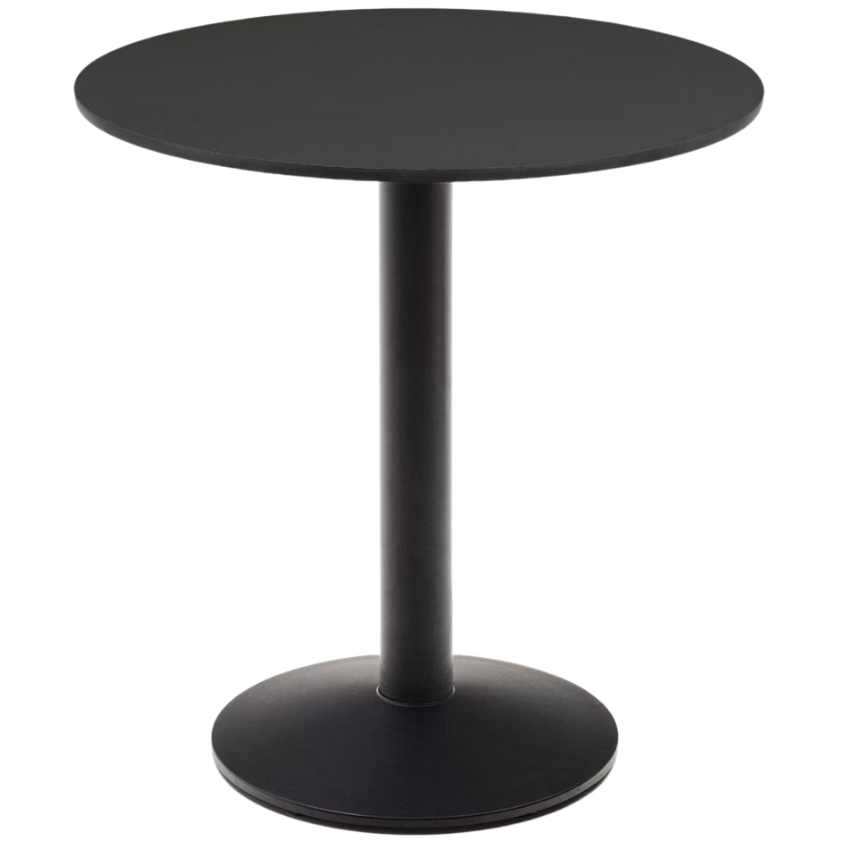 Kave Home Černý bistro stolek Esilda 68 cm