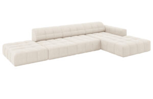 Cosmopolitan Design Sametová rohová pohovka Chicago 341 cm