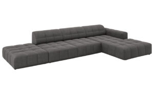 Cosmopolitan Design Sametová rohová pohovka Chicago 341 cm