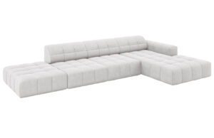 Cosmopolitan Design Sametová rohová pohovka Chicago 341 cm