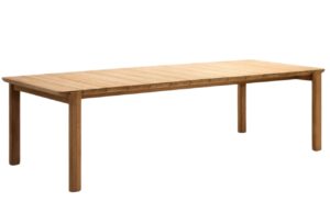 Kave Home Teakový zahradní stůl Icaro 280 x 112 cm