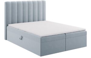 Micadoni Sametová boxspring postel Kelp 180 x 200 cm
