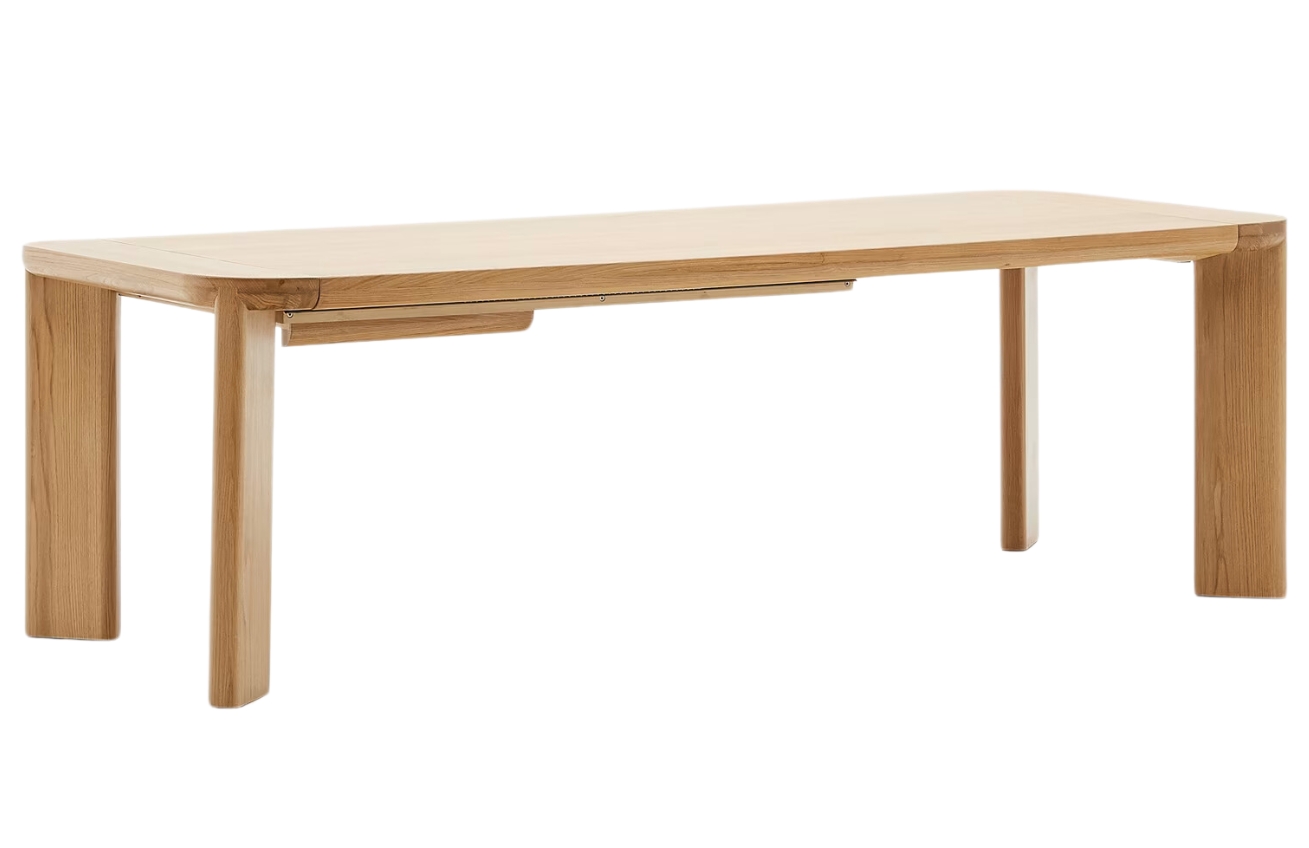 Kave Home Dubový rozkládací jídelní stůl Jondal 240/320 x 100 cm
