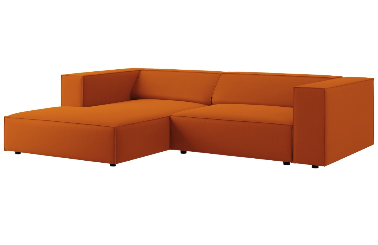 Cosmopolitan Design Sametová rohová pohovka Arendal 224 cm