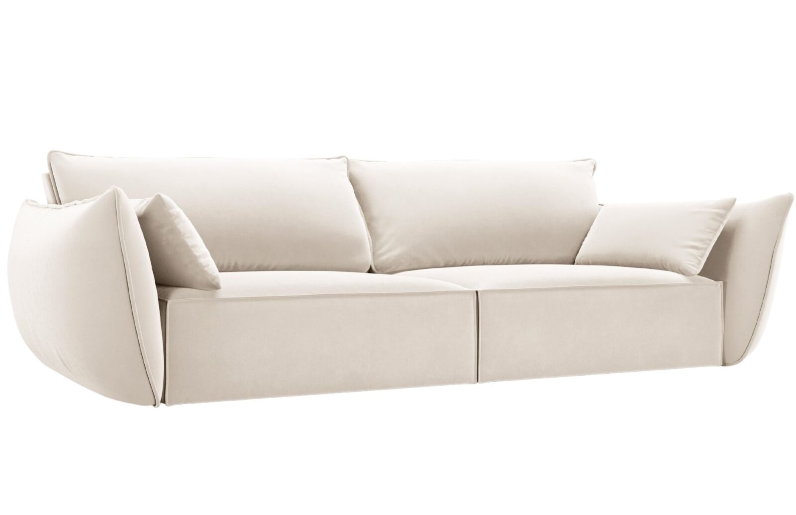Micadoni Sametová pohovka Kaelle 208 cm