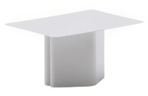 Šedý kovový konferenční stolek Kave Home Arvin 70 x 52 cm