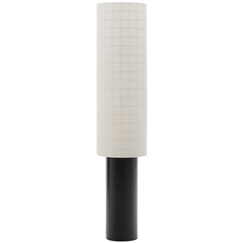 Černobílá stojací lampa Kave Home Dulan 144 cm