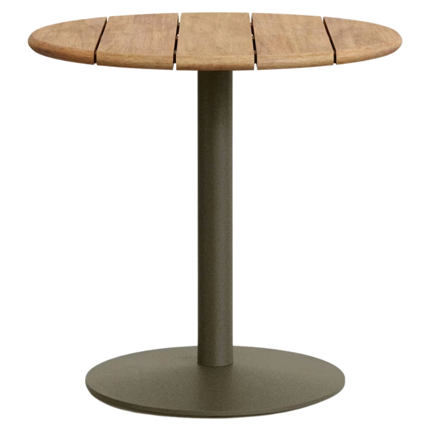 Kave Home Dřevěný bistro stolek Esilda 80 cm