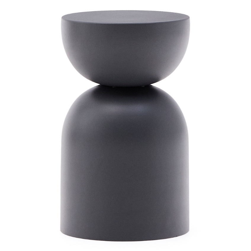 Kave Home Šedý kovový odkládací stolek Rachell 31 cm