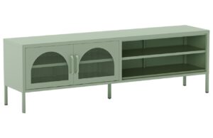 Marckeric Kovový TV stolek Diora 160 x 35 cm