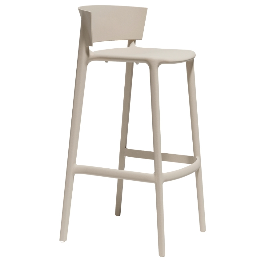 VONDOM Plastová barová židle AFRICA 76 cm