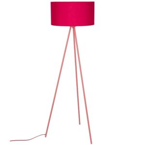 White Label Červená stojací lampa WLL SUSIE 146 cm