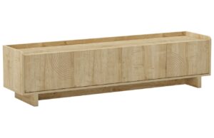 Marckeric TV stolek Daira 180 x 40 cm s dubovým dekorem