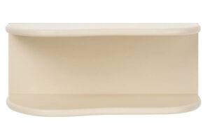Nordic Living Béžová nástěnná police Bokka 44 cm