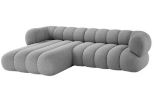 Cosmopolitan Design Šedá rohová pohovka Koge 270 cm