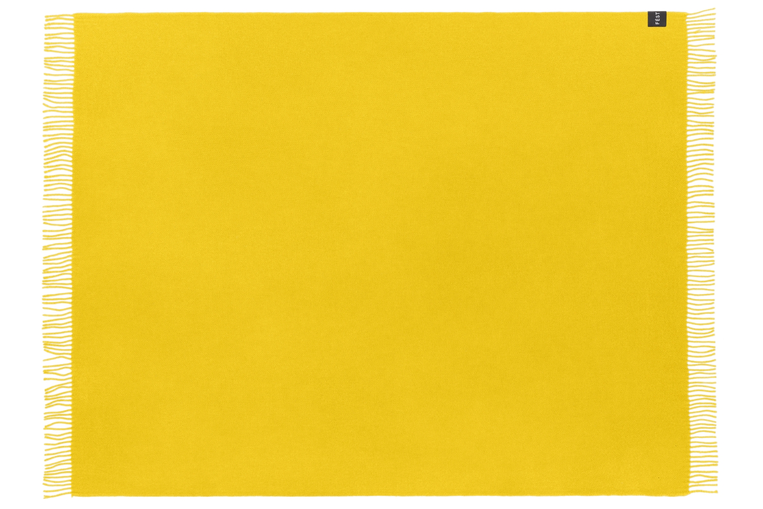 FEST Amsterdam Žlutý vlněný pléd Ro 170 x 130 cm