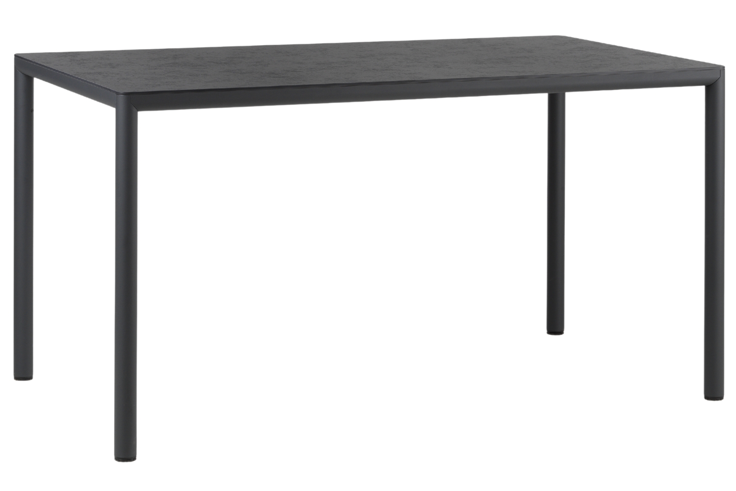Nardi Tmavě šedý zahradní stůl Piave 140 x 80 cm
