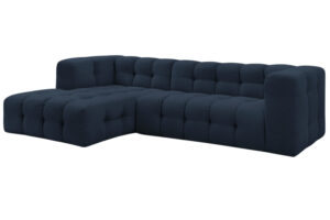 Bobochic Paris Tmavě modrá rohová pohovka Cloud 288 cm