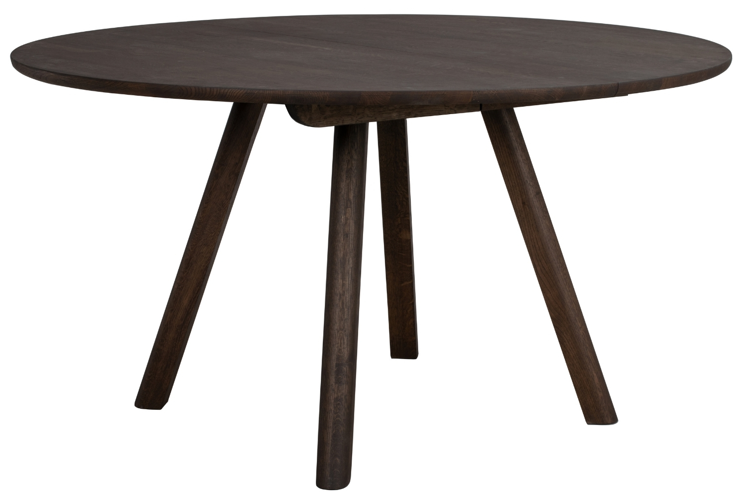 Rowico Hnědý dubový rozkládací jídelní stůl CLAPPERTON 140/240 x 140 cm