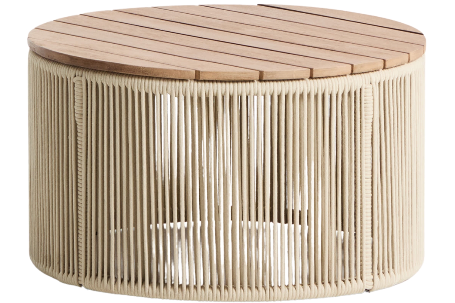 Kave Home Krémový zahradní stolek Dandara 60 cm