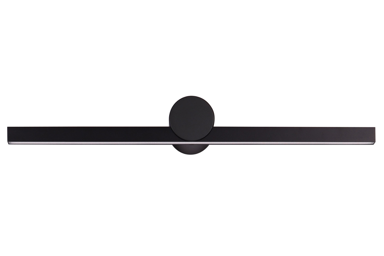 Nova Luce Černé kovové nástěnné LED světlo Breggo 61 cm