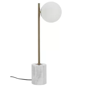 Bizzotto Zlatá mramorová stolní lampa Halen 58 cm